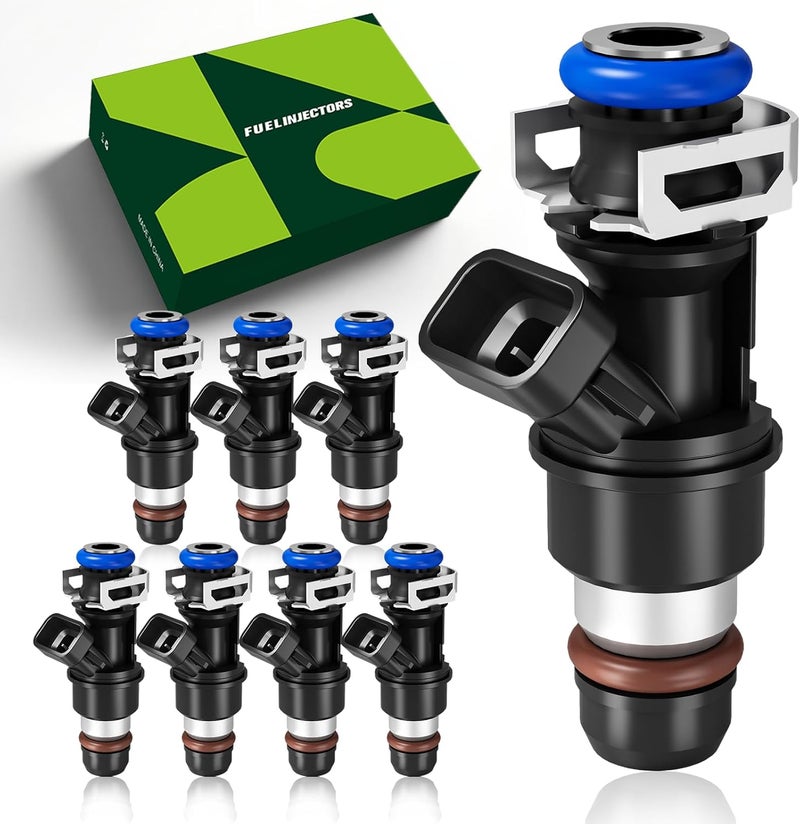DMYQWL V8 4.8L/5.3L/6.0L Fuel Injectors Compatible with Chevy&GMC - Silverado 1500/2500(2001-2006), Sierra 1500/2500(2000-2006),Tahoe(2000-2006),Yukon(2001-2006),Replace#17113553,FJ315 (8pcs) - Image 1